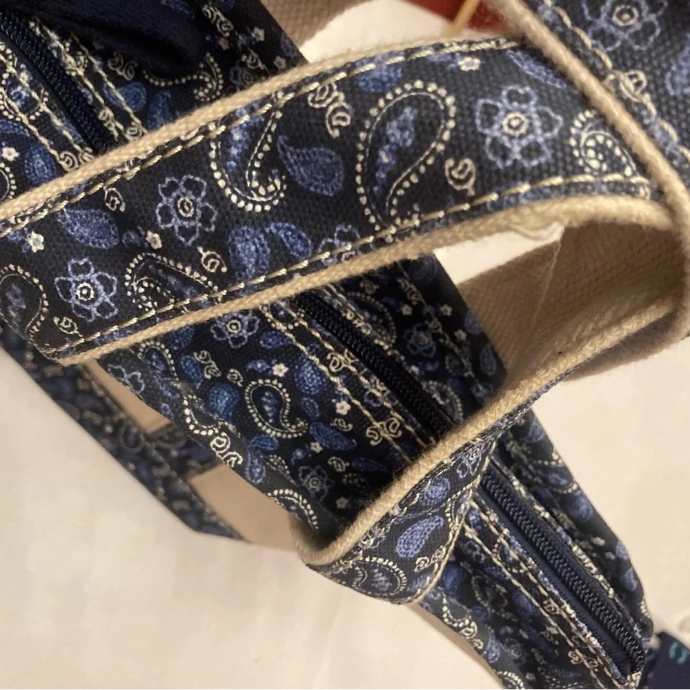 Land's End Super cute Paisley canvas mini tote bag - Picture 9 of 9